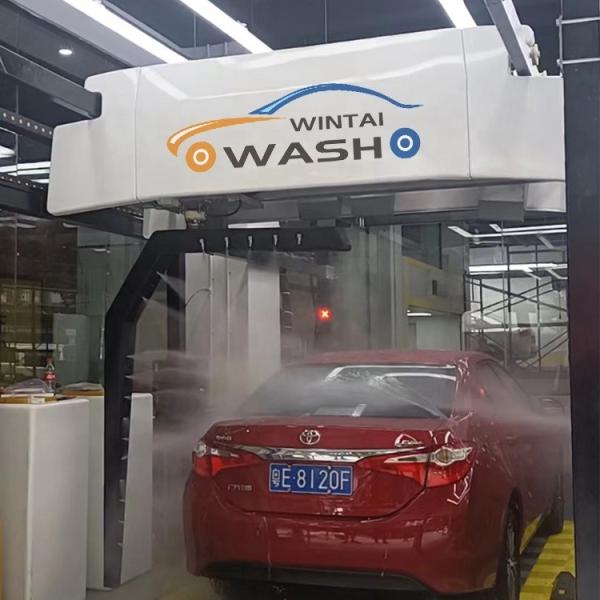 Buy cheap Metal Arm 360 Degree Contactless Car Wash Machine With 3KW 4pcs Dryers from wholesalers