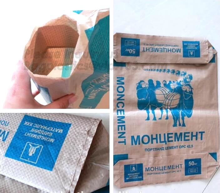 PP Plastic Type Bag With Valve Bag Type PP Woven Bags 50kg,China factory recycled pp woven bag for sugar and salt, packa