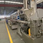 80kg/H 1200mm Wood Plastic WPC Board Production Line conical twin screw