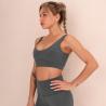 Buy cheap Europe and the United States shoulder straps hollow back yoga bra nude grooming fast-dry running vest fitness clothes wo from wholesalers