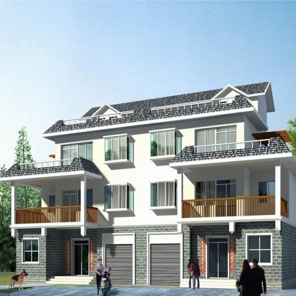 Buy cheap Sandwich Panel Light Steel Villa House / Contemporary Prefabricated Homes from wholesalers