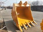 Customized Excavator attachments excavator rocke bucket crusher bucket yellow