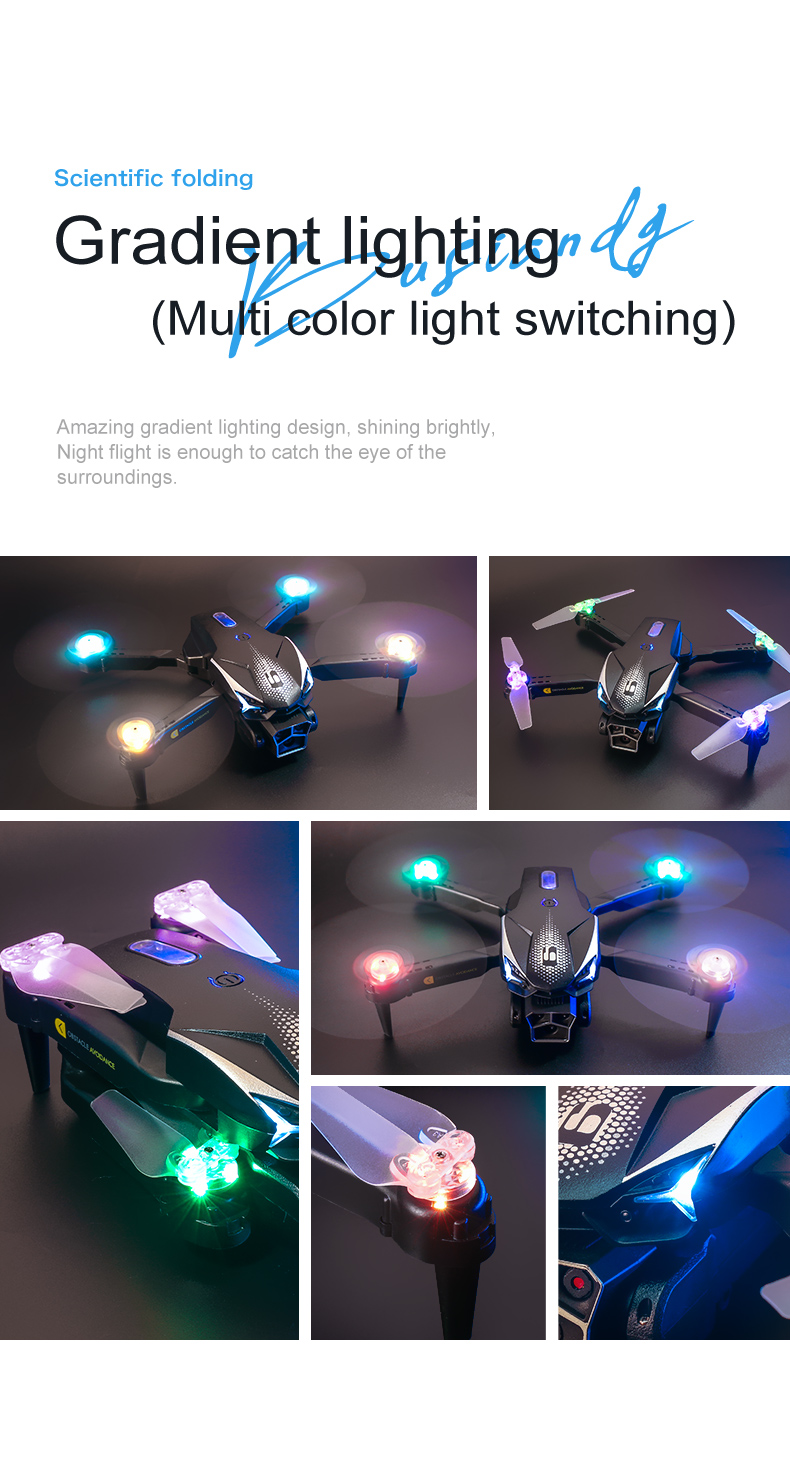 Lu600 Folding Drone Photography 2.4g Wifi Mini Drone 4k Waterproof Optical Flow Air Drone Quadcopter Phone Control For Beginner