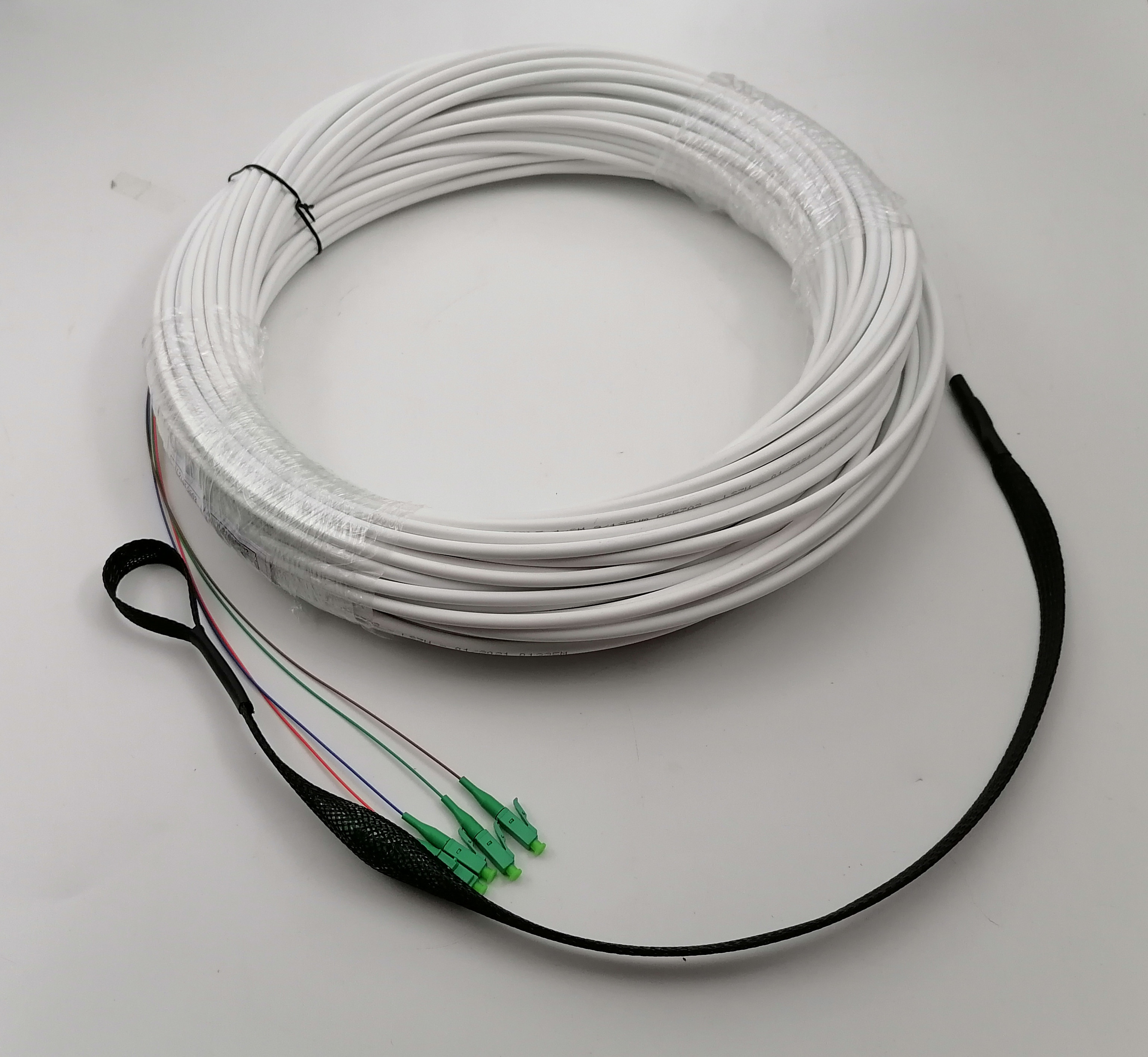 FTTH 4core LC/APC Pre Terminated Drop Cable G657A2