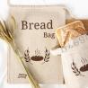 Buy cheap Screen Printing Unbleached Linen Bread Drawstring Bag from wholesalers