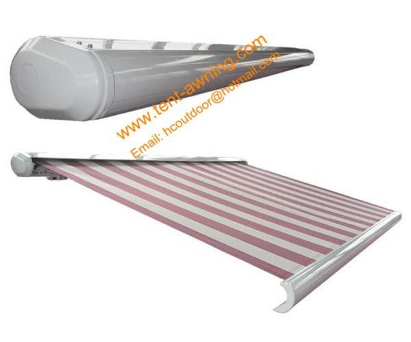 Quality Outdoor Villa Balcony Remote Control Electric Full Cassette Awning for sale