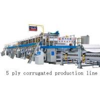 Buy cheap High Speed Corrugated Cardboard Production Line With 1 Year Warranty product
