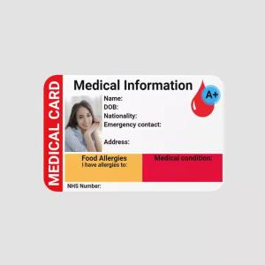 Wholesale Thickness 0.76mm Custom Plastic Id Cards For Healthcare Business Meeting from china suppliers