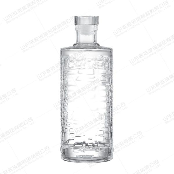 Buy cheap Cork Sealing 700ml Custom Empty Glass Bottle For Vodka Gin Whisky Tequila Liquor from wholesalers
