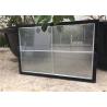 Buy cheap 22 x 64" Size Triple Panels Glass Tempered Glass Sheets Panels Modern Style from wholesalers