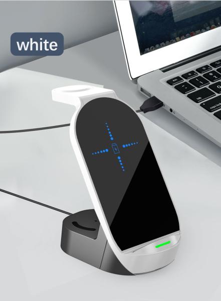 Buy cheap White Multifunction Wireless Charger with 1 Year Input 5V/2A from wholesalers