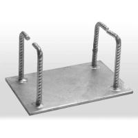 Buy cheap Sandblasting 8mm Embedded Parts In Concrete Carbon Steel Parts Plate OEM product