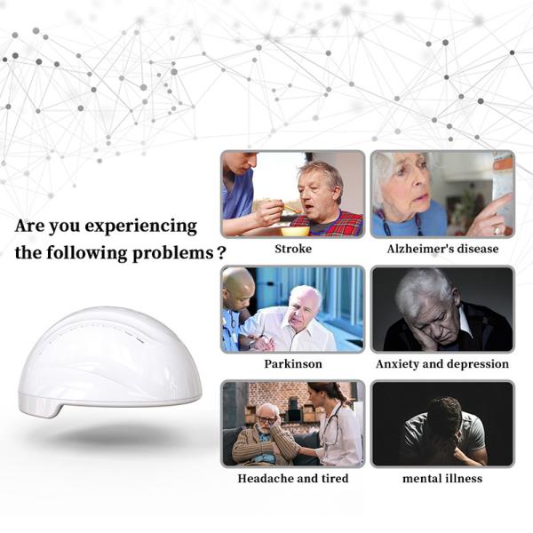 Buy cheap 810nm Nir Photobiomodulation Helmet 256pcs LED Brain Stimulation Helmet from wholesalers