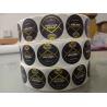 Buy cheap OEM Perfume Bottle Sticker Label Custom Logo CMYK Print Die Cut Stickers from wholesalers