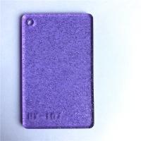 Buy cheap Purple 4x8 Glitter Acrylic Sheets SGS Transparent Plastic Board product
