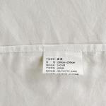 Grade A 100% Cotton White King Size Bedding Set Plaid Flat Sheet For Bed Bed