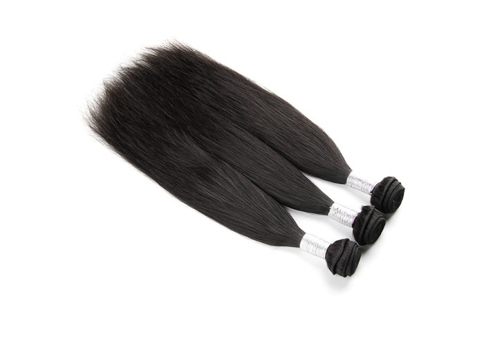 Glossy Straight Unprocessed 12" 14" Virgin Peruvian Hair Extensions For Adults