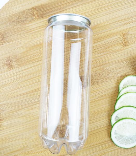 Buy cheap 500ml Food Grade Empty Clear Plastic Containers With Easy Pull Cover Beverages from wholesalers