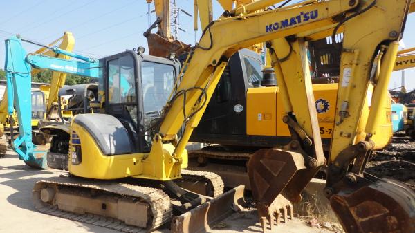 Mini komatsu used pc55mr-2 crawler excavator for sale/used komastu excavator for