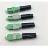 Buy cheap SC Field Assembly Fiber Patch Cord Connectors Round Shape For 0.9mm 3mm Drop Cable from wholesalers