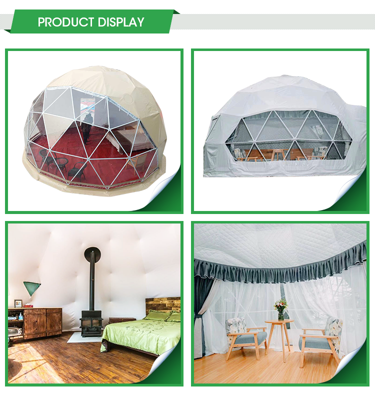 Marquee Inflatable Geodesic Tent Outdoor Transparent Party Tent