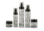 Buy cheap Dustproof 100ml Hair Oil Bottle Round Makeup Pump Bottle With Black Caps from wholesalers
