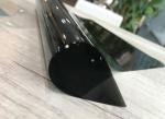 Thin Transparent Tinted Black Pet Film , Silicon Cling Decorative Window Film