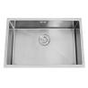 Buy cheap 10mm Rounded Corner Deep Single Bowl Kitchen Sink With Right Angle from wholesalers