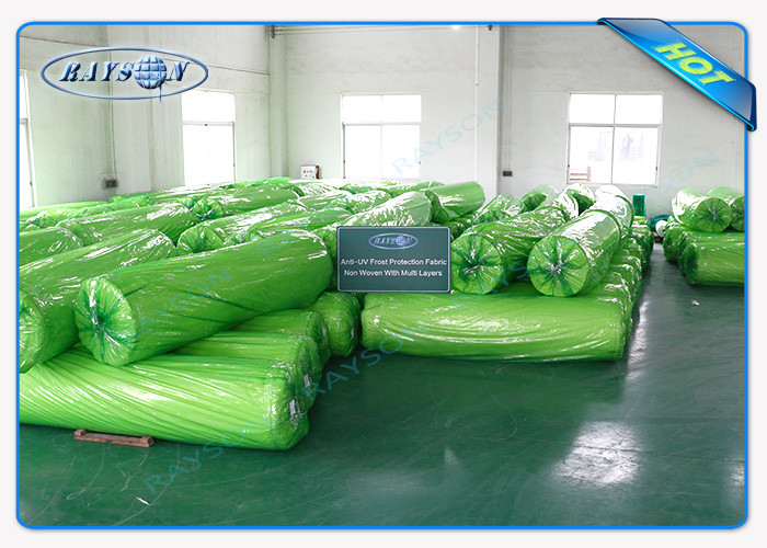25.6m Wide Transparent Anti-UV Weed-control Mat for Agricultural , White Landscape Fabric