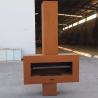 Buy cheap Freestanding Garden Metal Outdoor Fireplace Corten Steel Wood Burning Stove from wholesalers