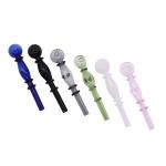 Borosilicate Alien Shaped Colored Glass Hookah Pipe