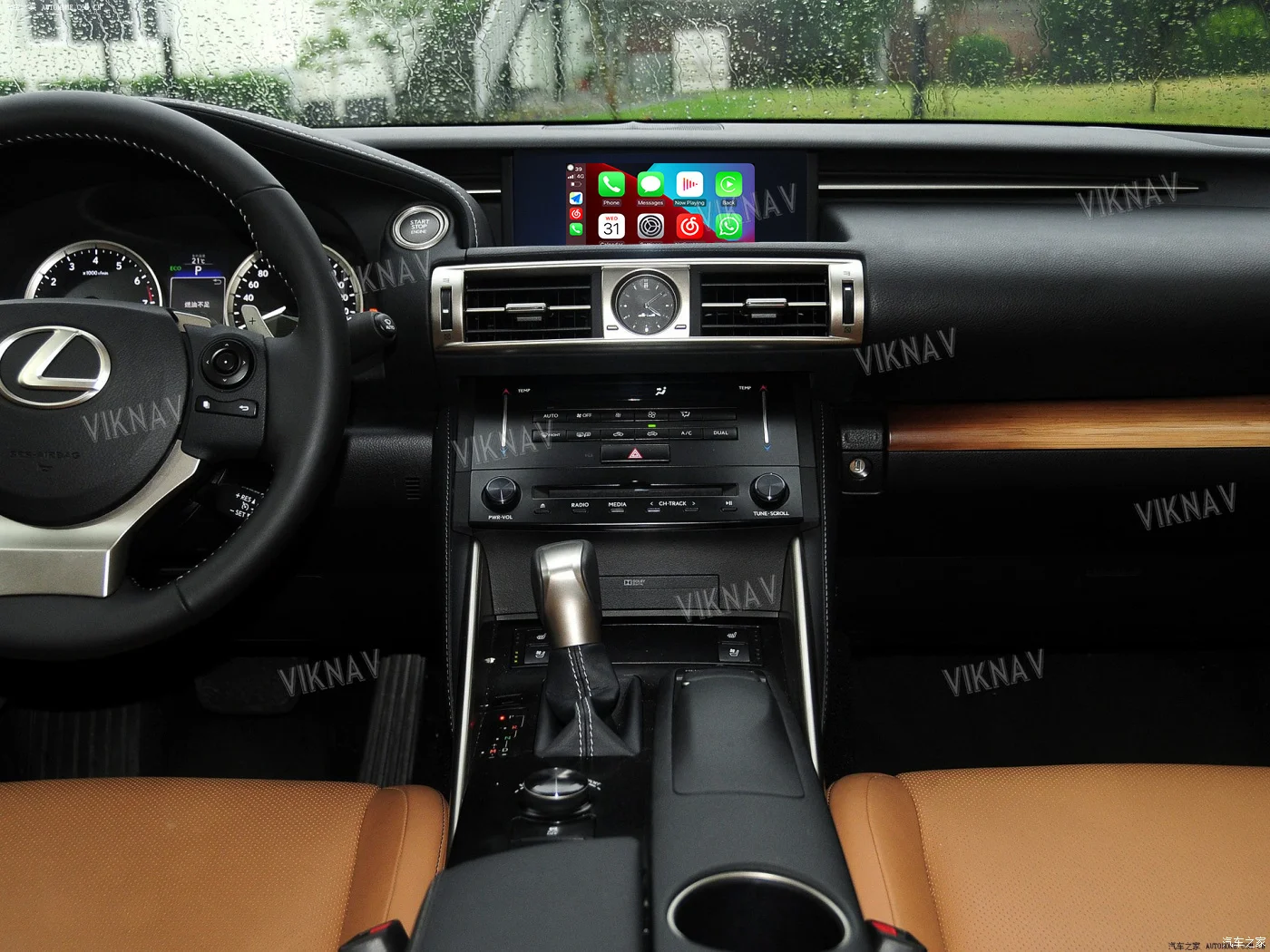 Viknav Linux System For Lexus IS 2013 -2017 Wireless Apple CarPlay Android Auto only support original car 7 inch Screen