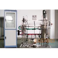 Buy cheap 10L-100L Stirred Tank Bioreactor Mechenical Wetted Parts SS316L AC Motor With product