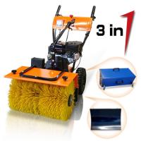 Buy cheap 6.5hp 3 in 1 Snow Sweeper,Manual Sweeper,Road Sweeper Cleaning Equipment product