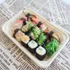 Buy cheap Disposable Paper Bagasse Food Dish , 8*6 Inch Square Plate For Take Away Fast Food from wholesalers