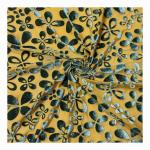 Flower Pattern Korean Velvet Fabric 140gsm For Women'S Wear Scarf