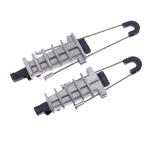 High Strength Metal Cable Optic Tension Clamp Dead End Anchoring Wedge Clamp