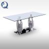 Buy cheap 160x90x75cm Tempered Glass Dining Table Home Furniture 0.12m3 from wholesalers