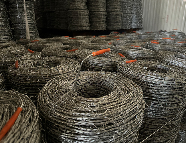Farm Protection Single Strand Hot Dipped Galvanized Steel Barbed Wire
