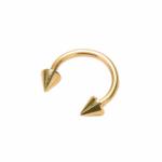 Steel Circular Barbell Nostril Nose Ring Piercing Ball Horseshoe Rings Horseshoe