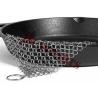 Buy cheap Stainless Steel Square Shape Chain Mail Cast Iron Scrubber from wholesalers