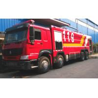 Buy cheap HOWO 461HP Heavy Duty Fire Truck 12 Wheeled 25000L Water Tank Capacity product