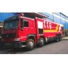 Buy cheap HOWO 461HP Heavy Duty Fire Truck 8x4 With 25 Ton Water Tank OEM from wholesalers