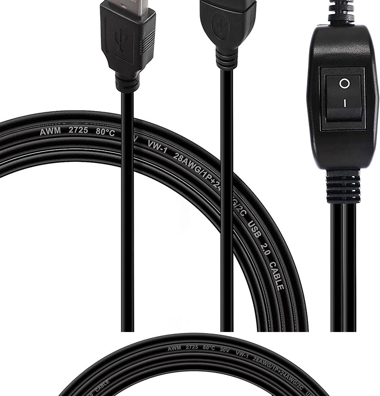 1 Female to 2 Dual Male USB Y Splitter Printer Sharing Switch Cable for Printer Scanner Speaker Keyboard Mouse