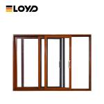 Motorized Security Sliding Burglar Door Weatherproof Glass Bronze Black