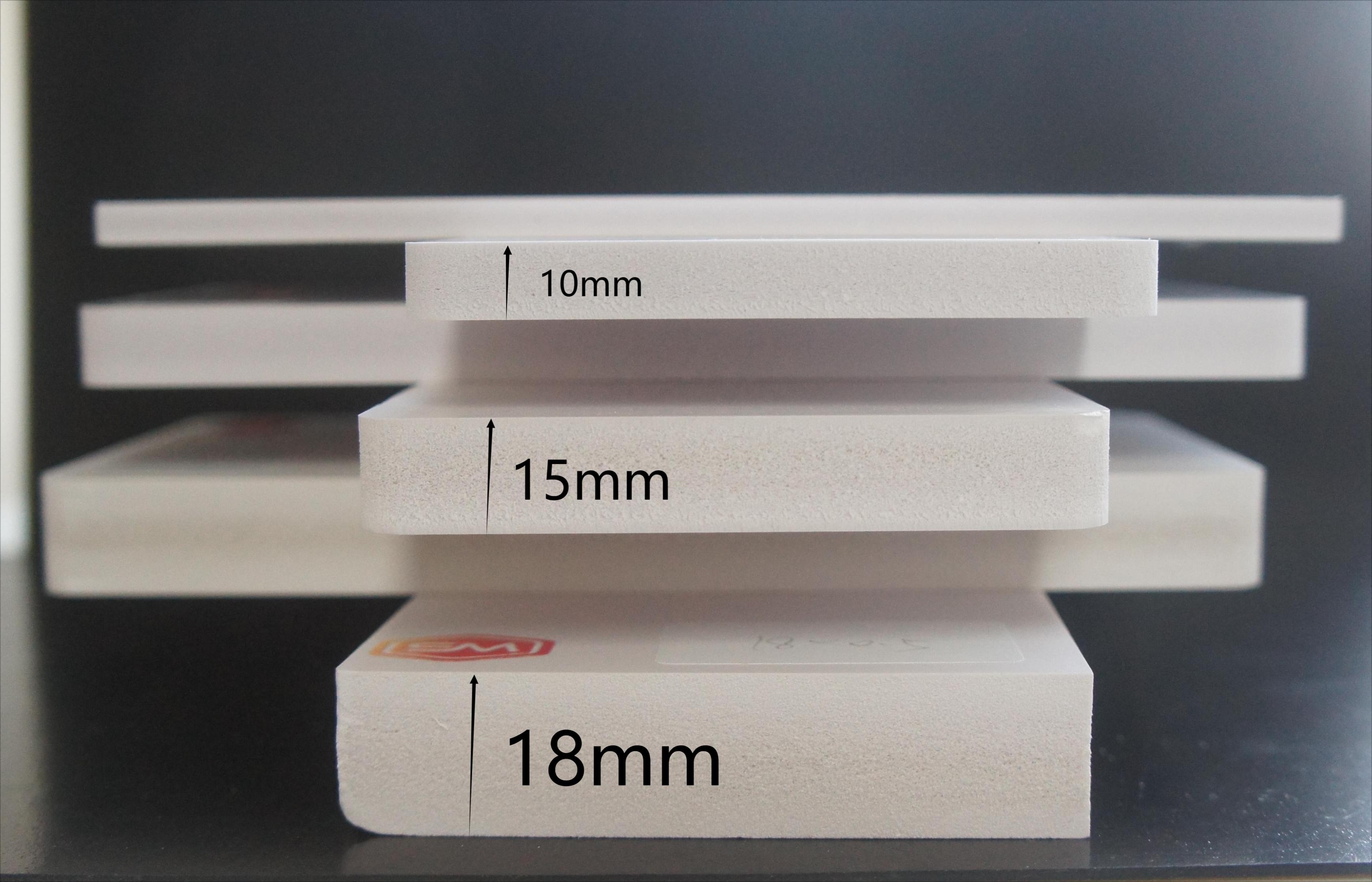 2050*3050mm 20mm Thickness Pvc Foam Sheet Fire Retardant With High Strength