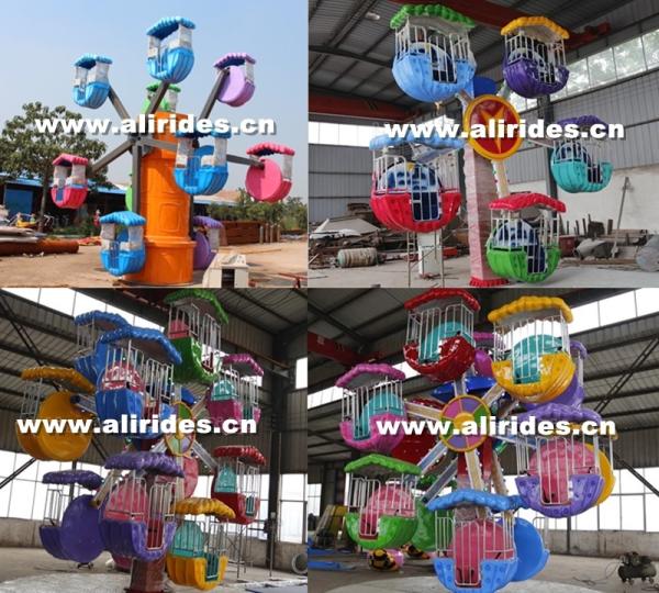 Buy cheap Attractive children games funfair rides mini ferris wheel/ amusement park equipment for family from wholesalers