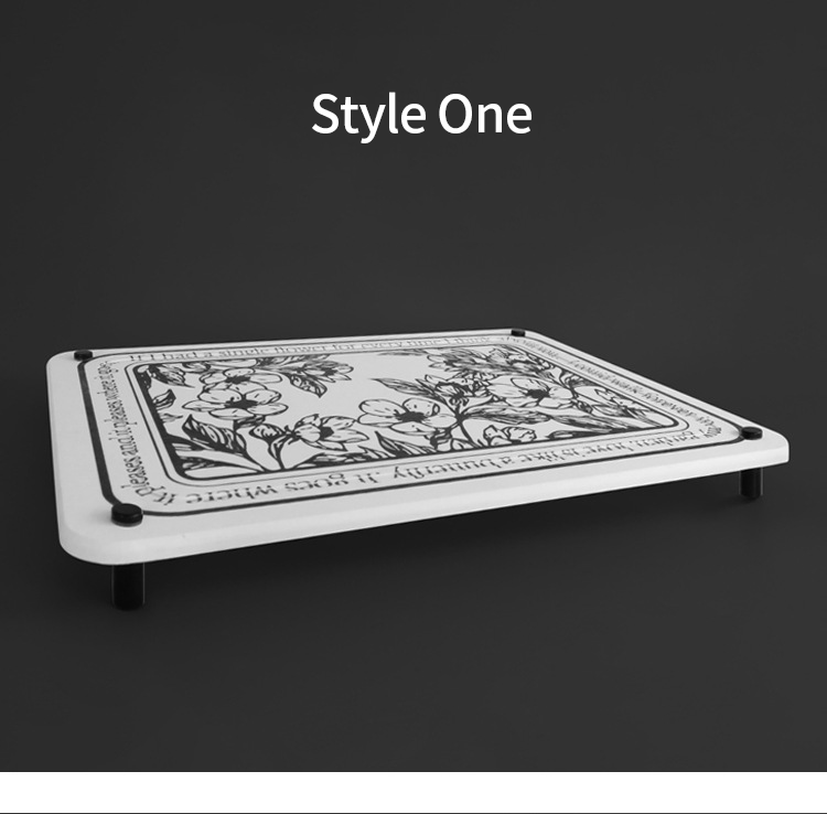 White/Grey/Custom Color Absorbent Diatom Stone Mat for Bath and Kitchen Fast Drying
