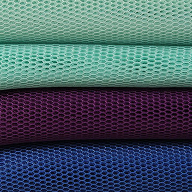 Memory 4mm 3D Mesh Material Polyester Mesh Fabric Highly Breathable