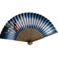 Buy cheap Bamboo Customized Hand Fans Print Fabric Ladies Fan Small Fan product